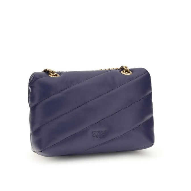 Sac bandoulière Bos Taurus en cuir de veau violet Pinko