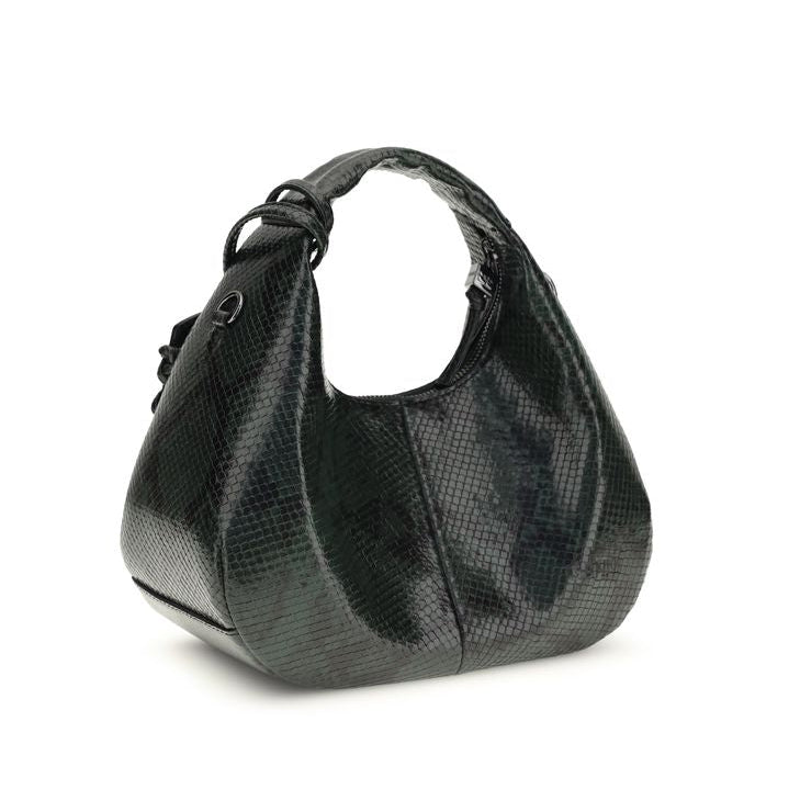 Black Polyester Handbag Ganni