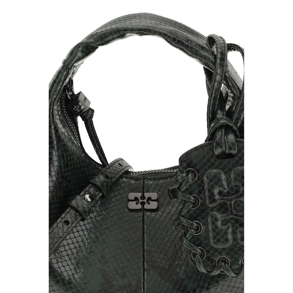 Black Polyester Handbag Ganni