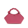 Pink Recycled Polyester Handbag Ganni