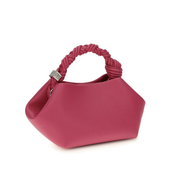 Pink Recycled Polyester Handbag Ganni