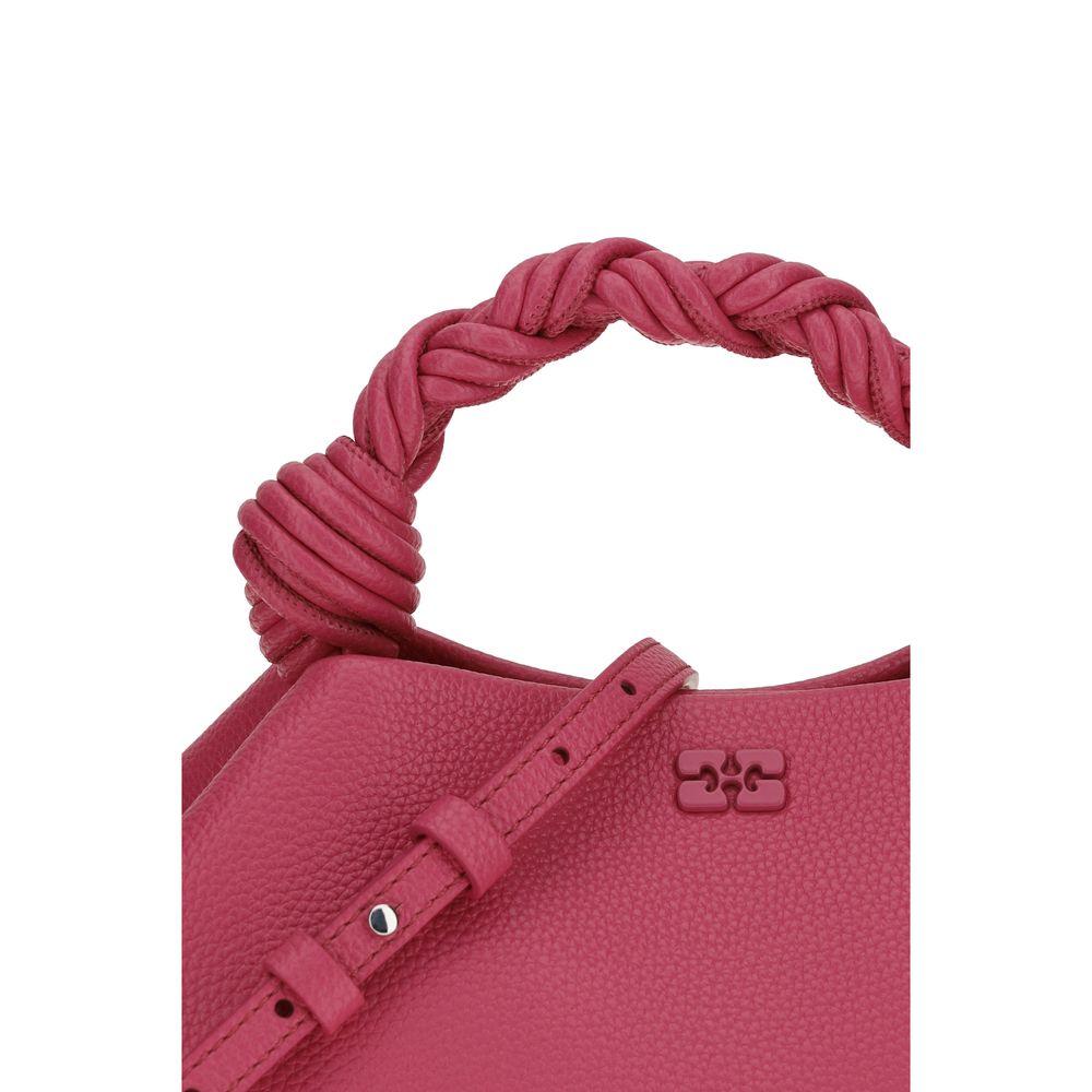 Pink Recycled Polyester Handbag Ganni