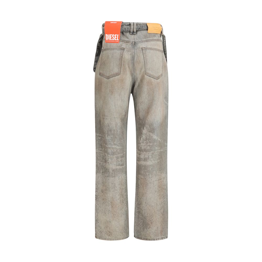 Jean en coton gris Diesel