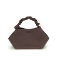 Brown Recycled Polyester Handbag Ganni