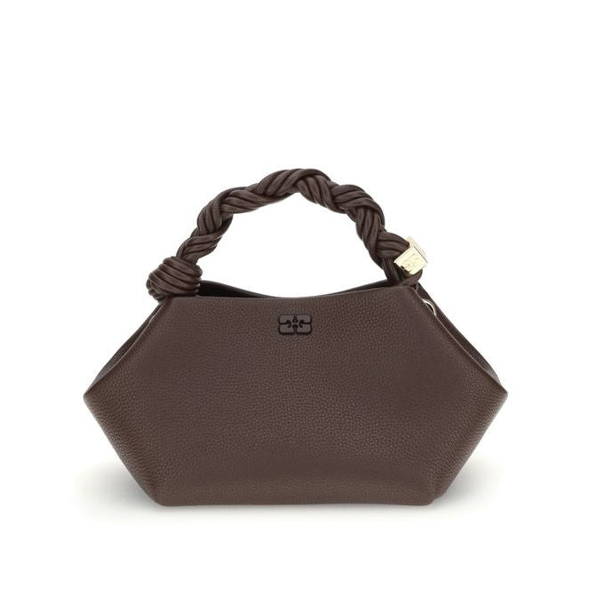 Brown Recycled Polyester Handbag Ganni