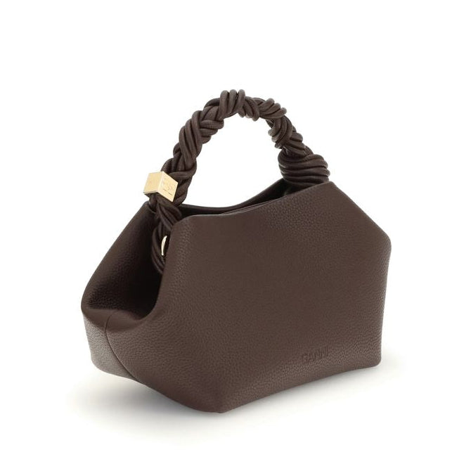 Brown Recycled Polyester Handbag Ganni