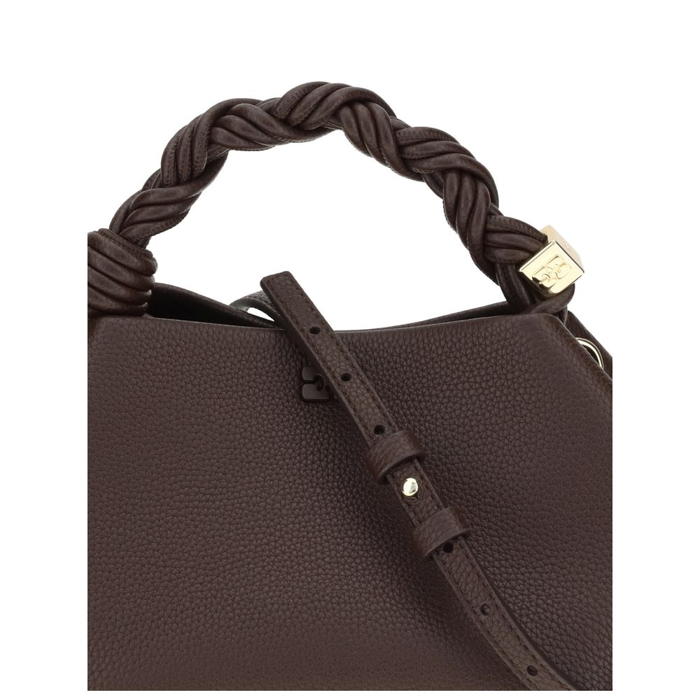 Brown Recycled Polyester Handbag Ganni