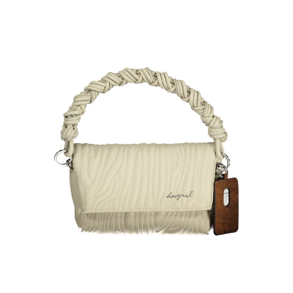 Sac bandoulière en polyuréthane blanc Desigual