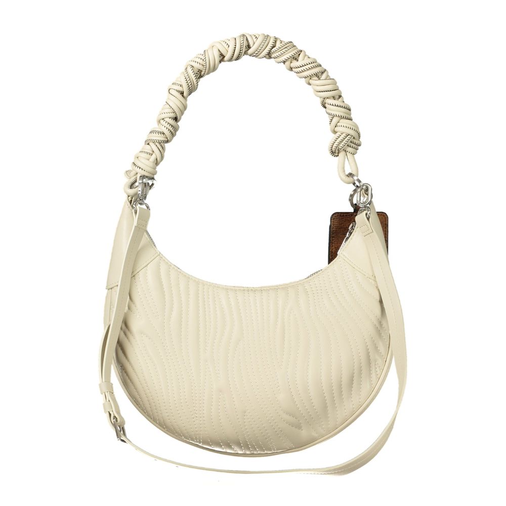 Sac bandoulière en polyéthylène blanc Desigual