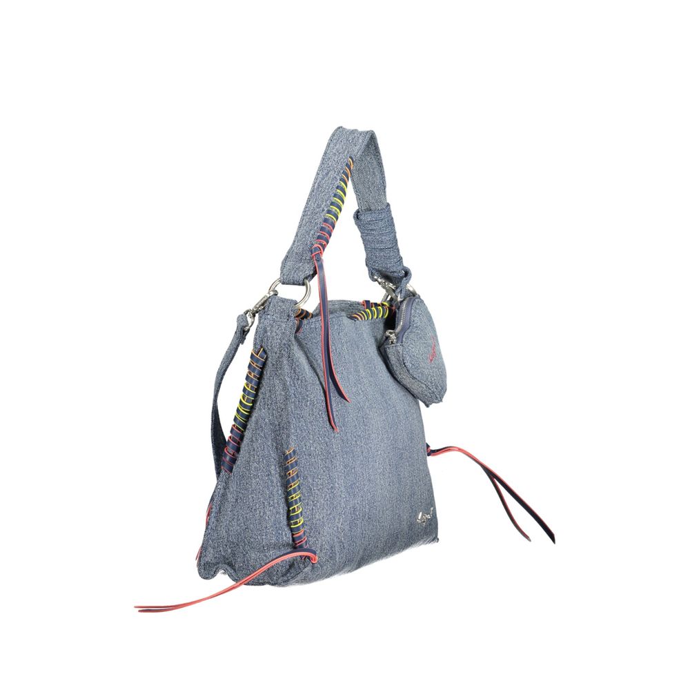 Sac à main en coton bleu Desigual