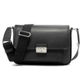 Sac bandoulière en cuir noir Michael Kors