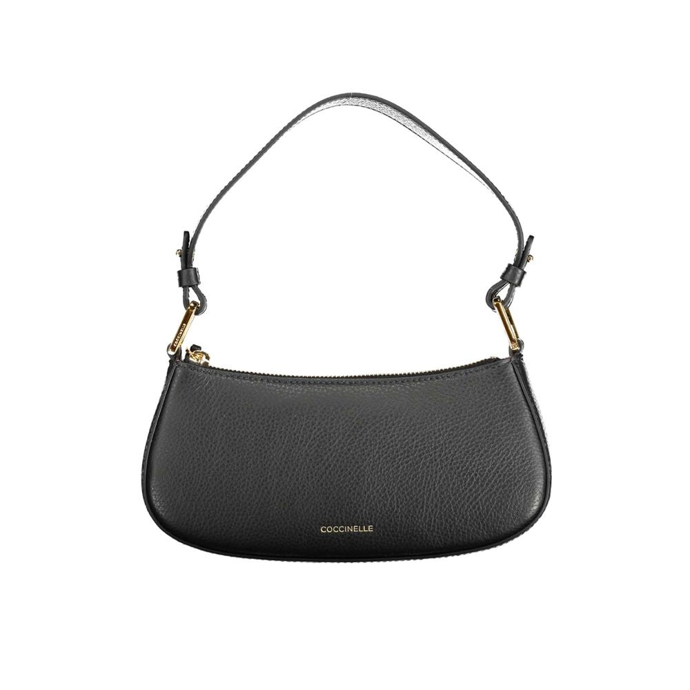 Black Leather Women shoulder bag Coccinelle
