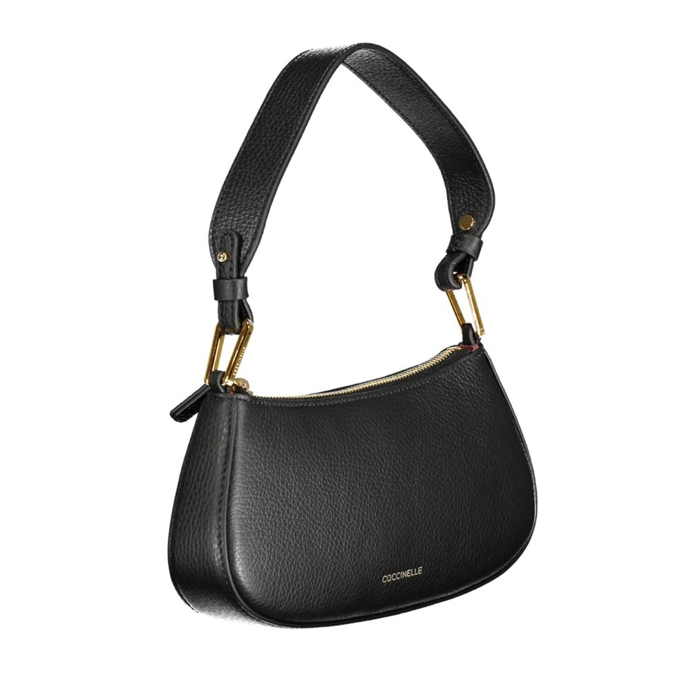 Black Leather Women shoulder bag Coccinelle