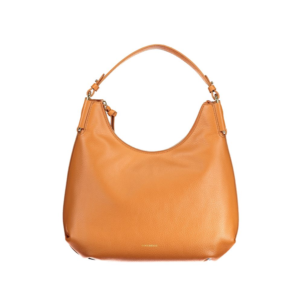 Coccinelle Orange Leather Crossbody Bag