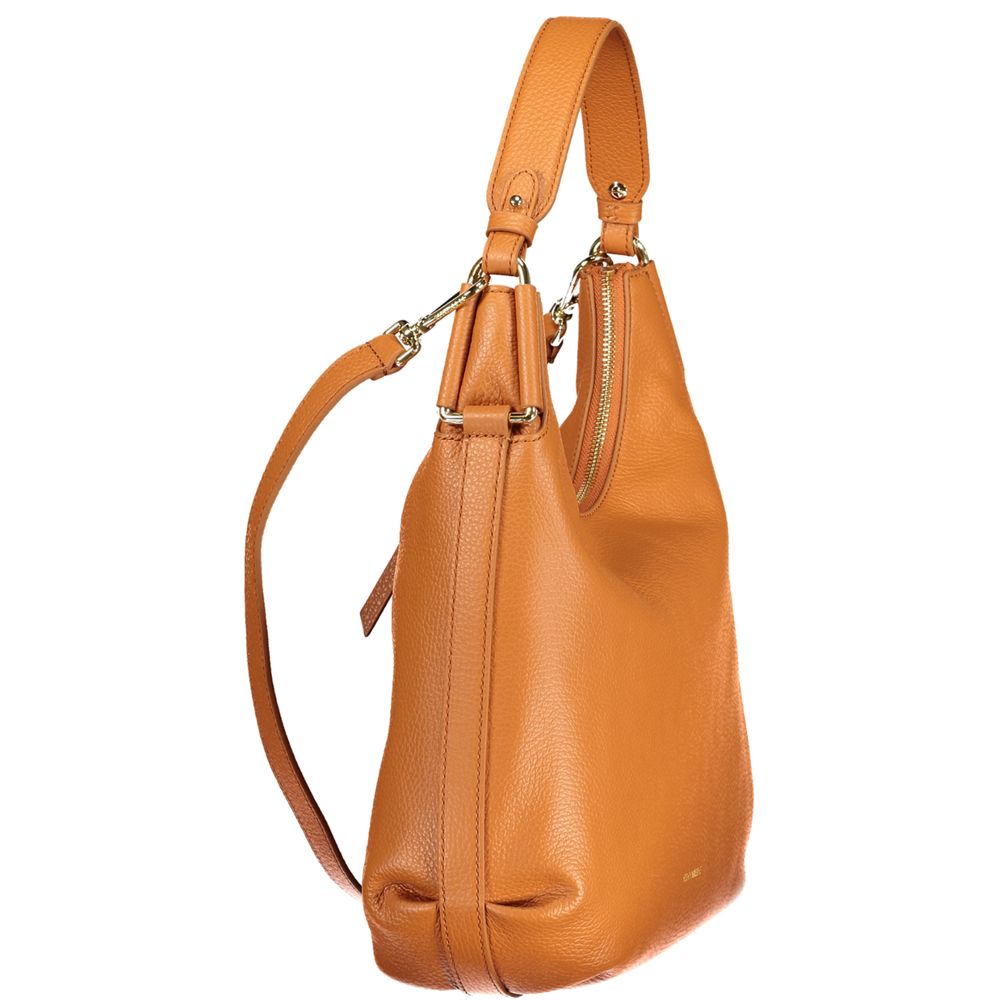 Coccinelle Orange Leather Crossbody Bag