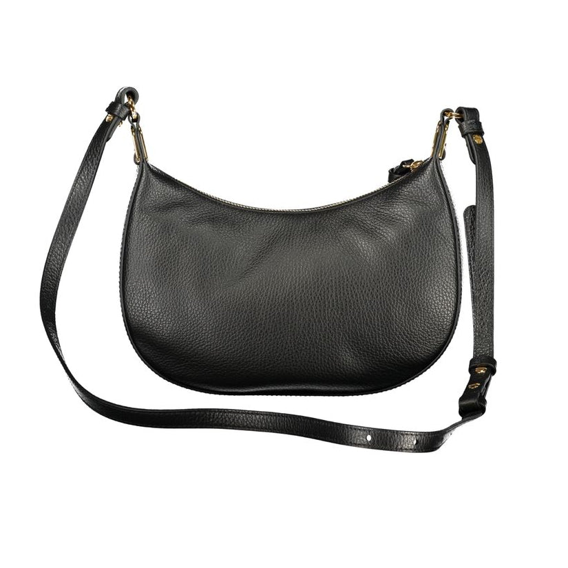 Bolso bandolera de cuero negro Coccinelle