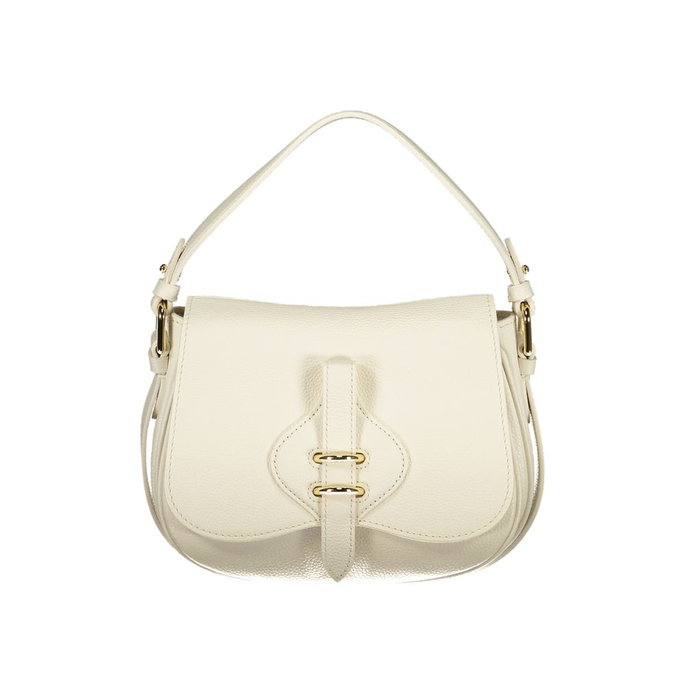 Coccinelle white leather handbag