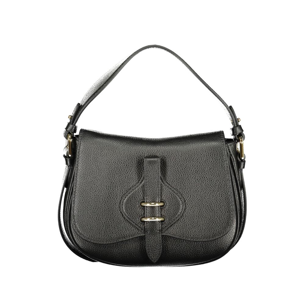 Sac à main en cuir noir Coccinelle