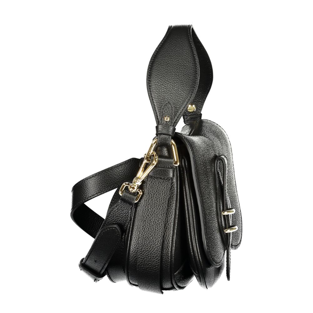 Sac à main en cuir noir Coccinelle