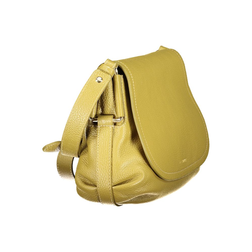 Bolso de mano de cuero verde Coccinelle