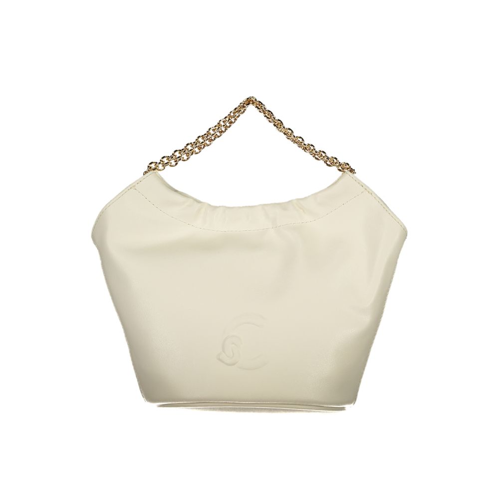 Sac à main en cuir blanc Coccinelle