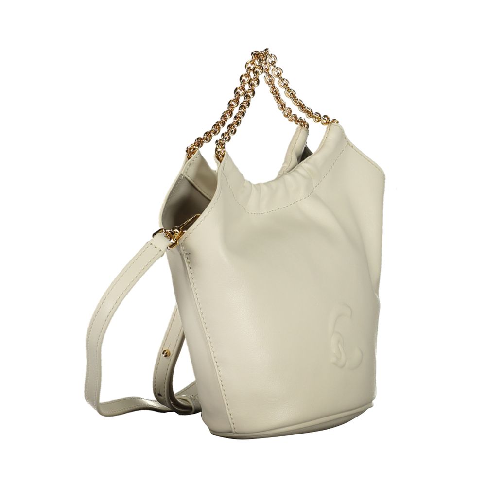 Sac à main en cuir blanc Coccinelle