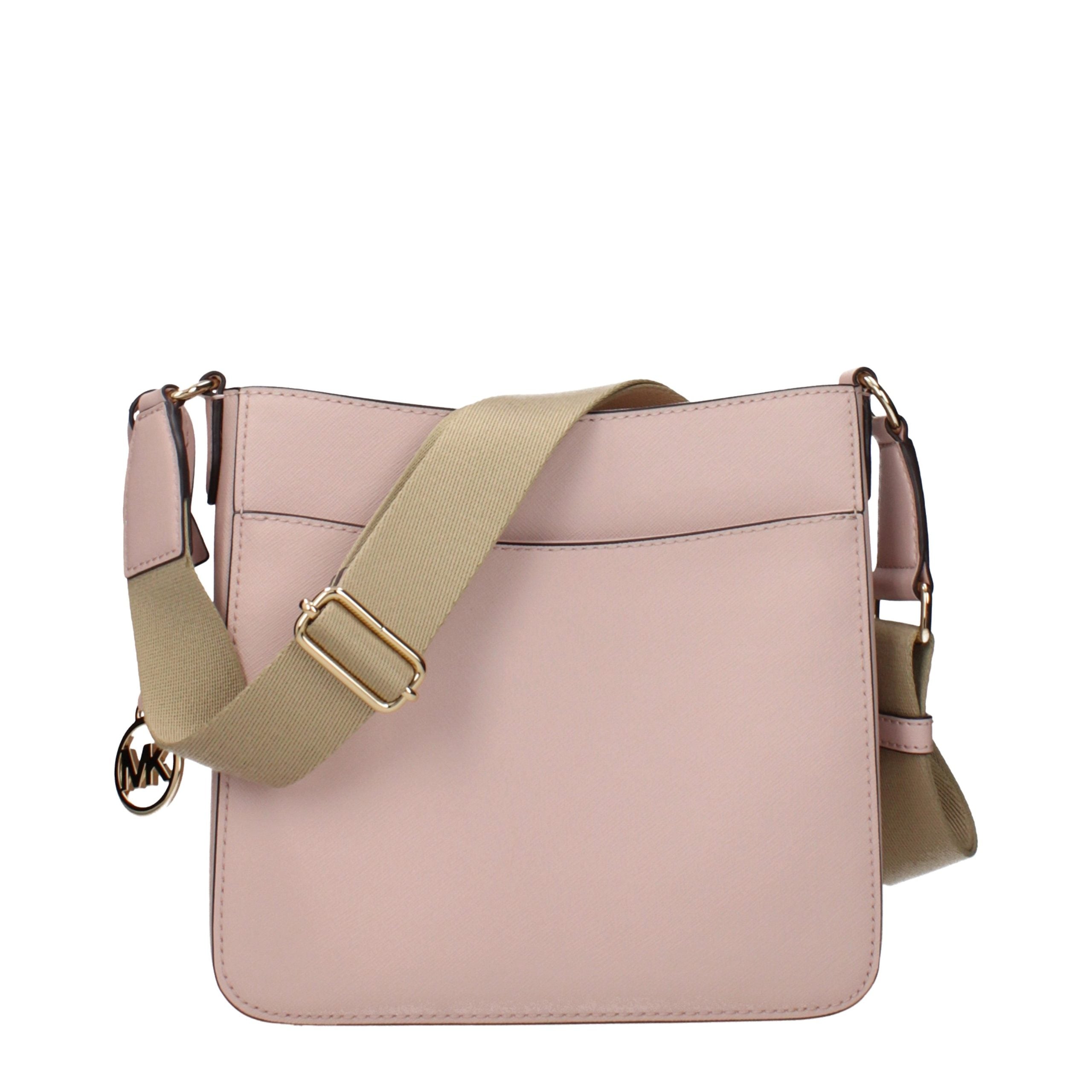 Sac bandoulière en cuir rose Michael Kors