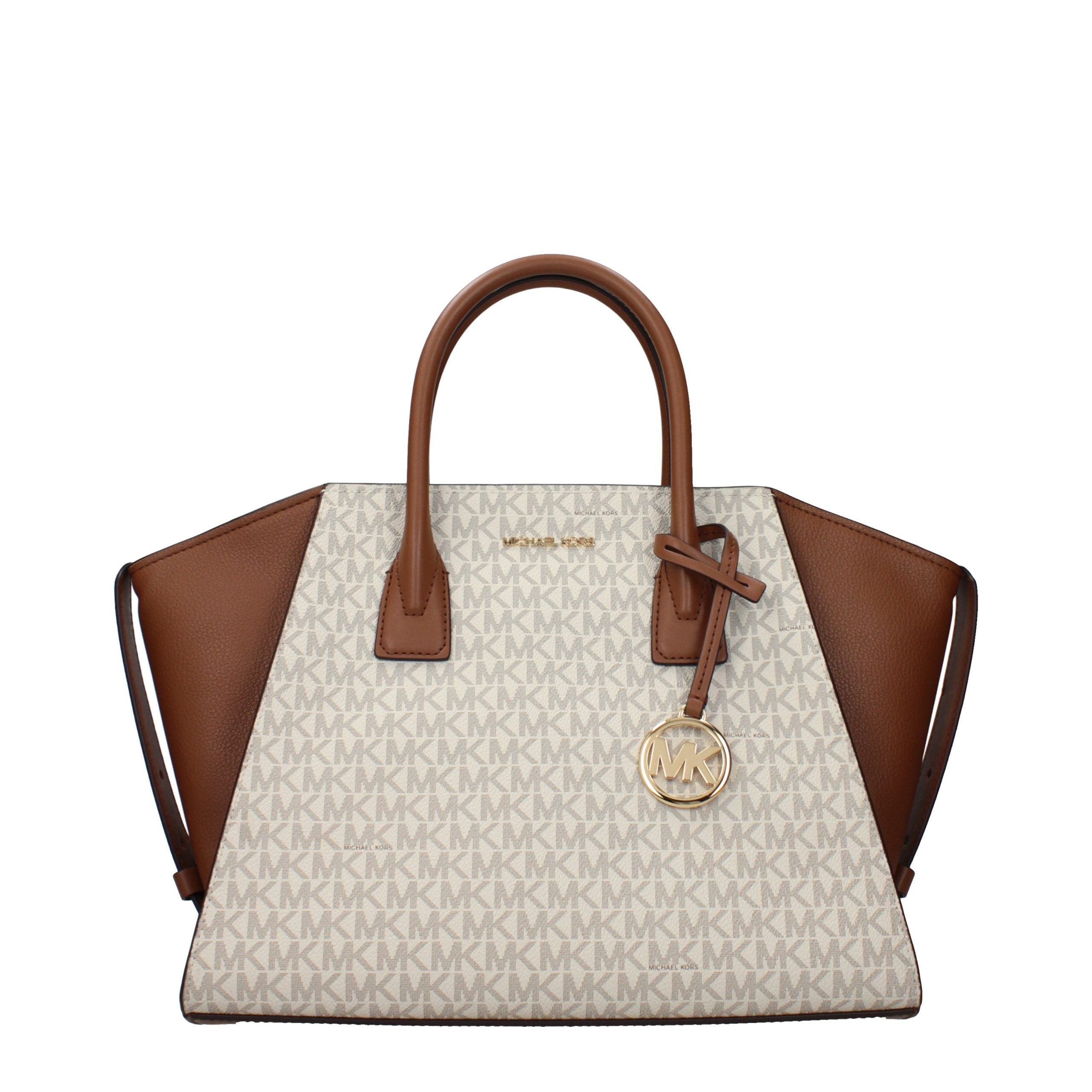 Sac à main en tissu beige Michael Kors