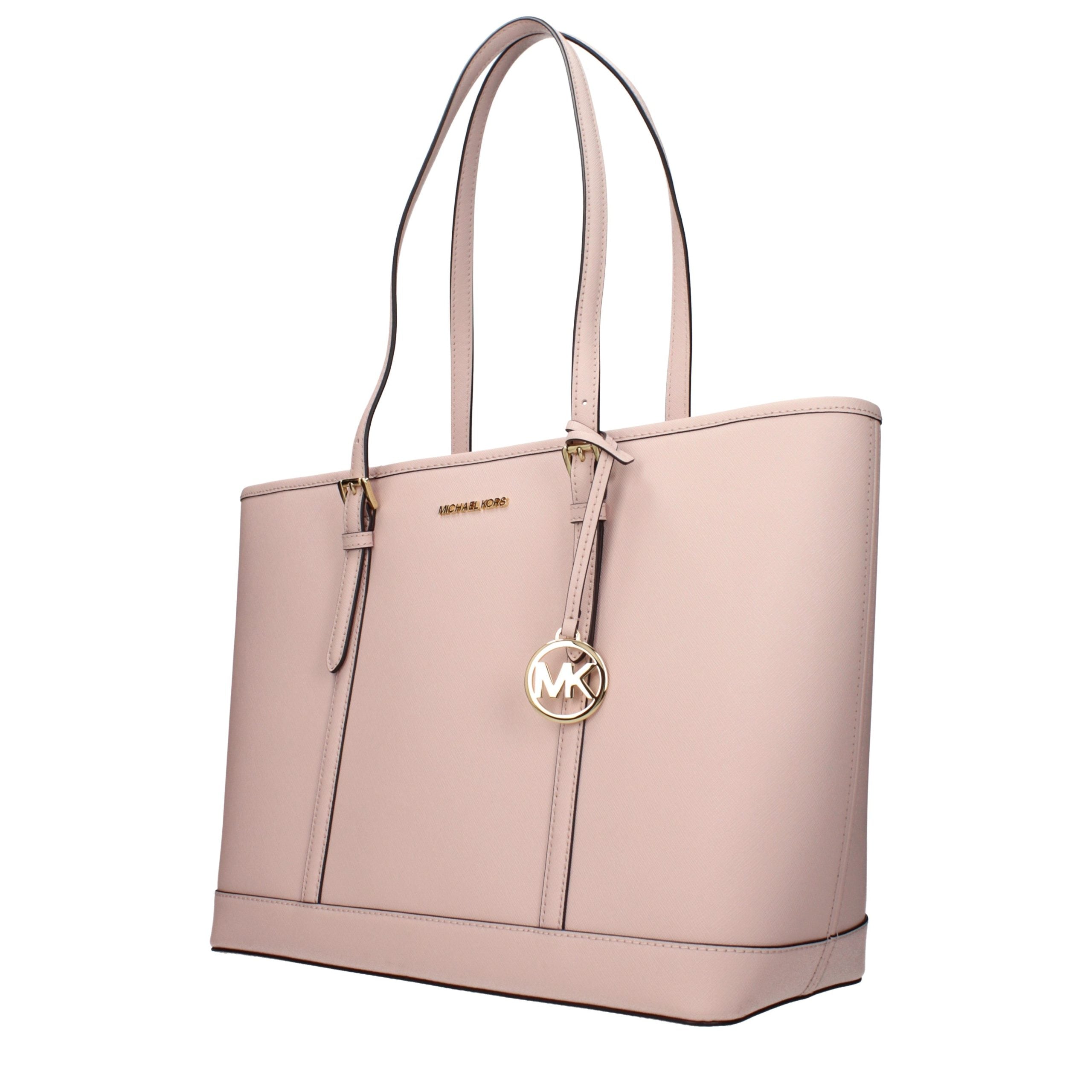 Sac à main en cuir rose Michael Kors