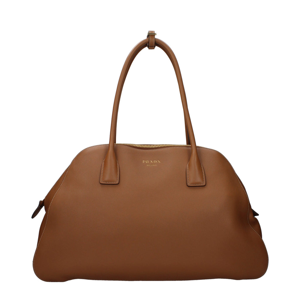 Sac à main  en cuir marron Prada