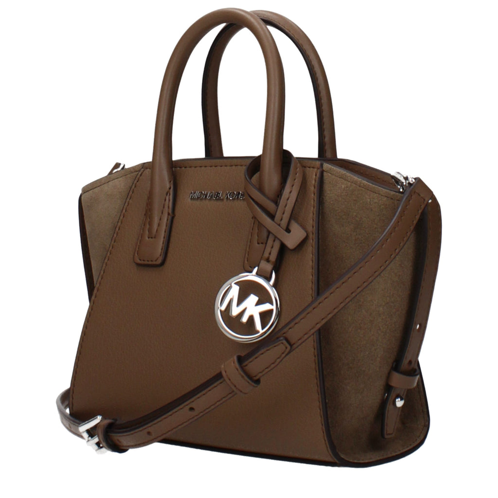 Sac à main en cuir marron Michael Kors