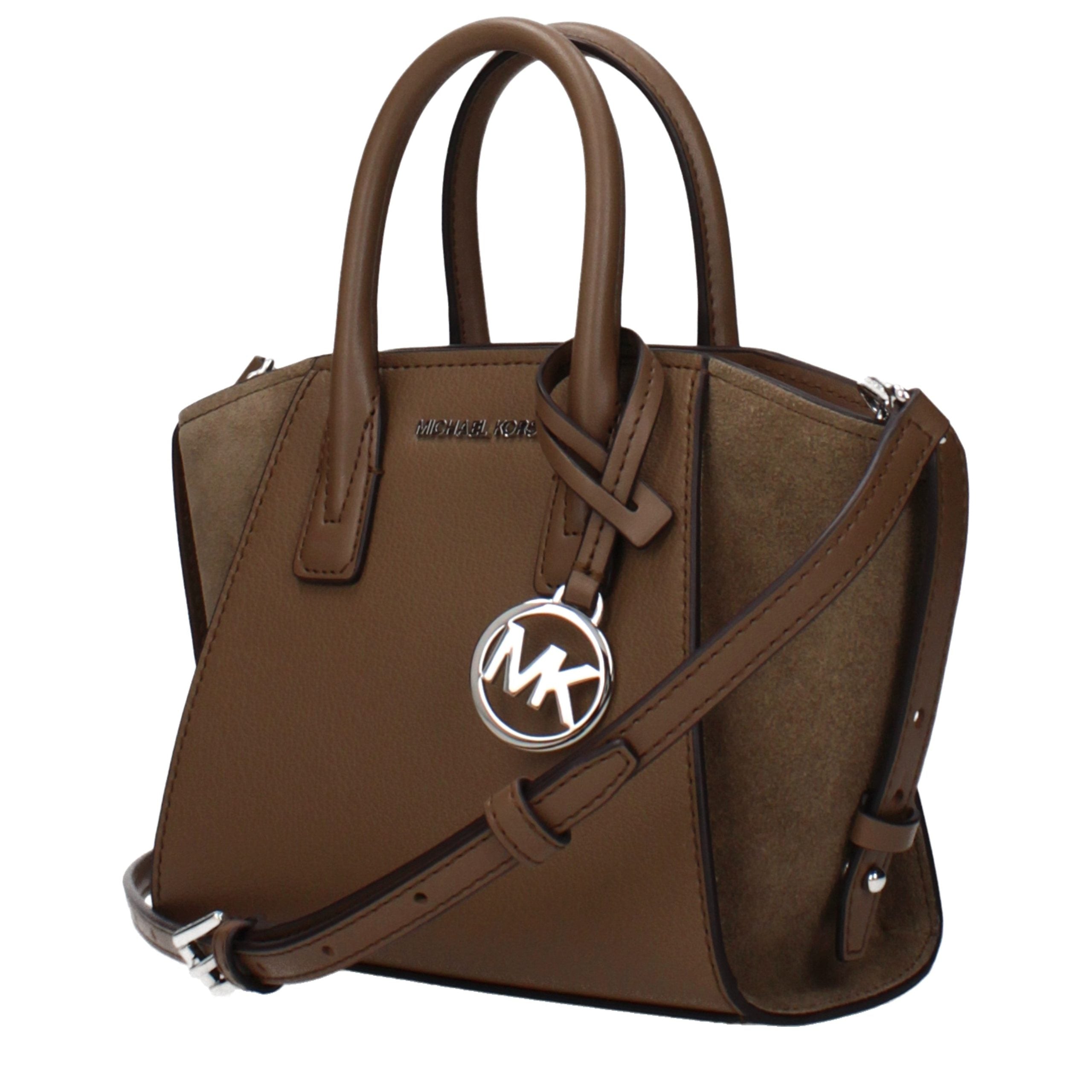 Sac à main en cuir marron Michael Kors