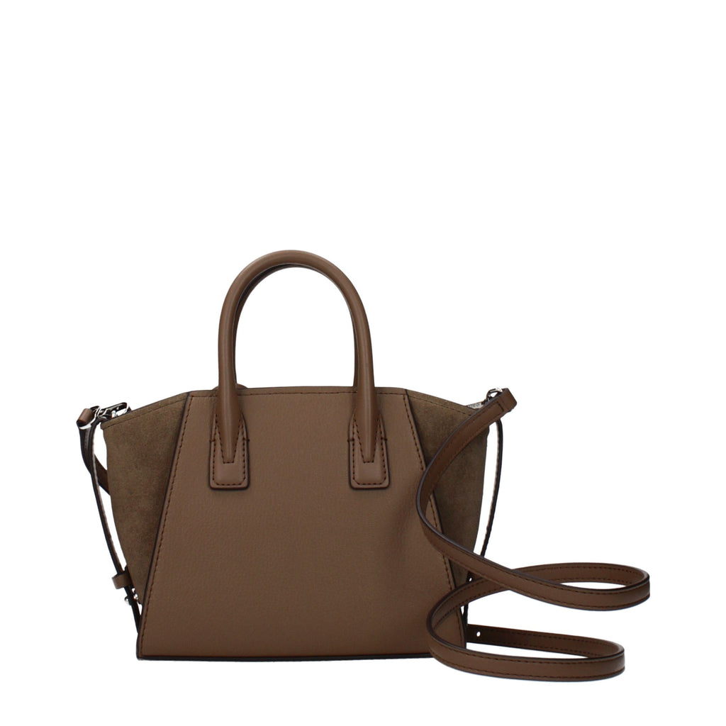 Sac à main en cuir marron Michael Kors