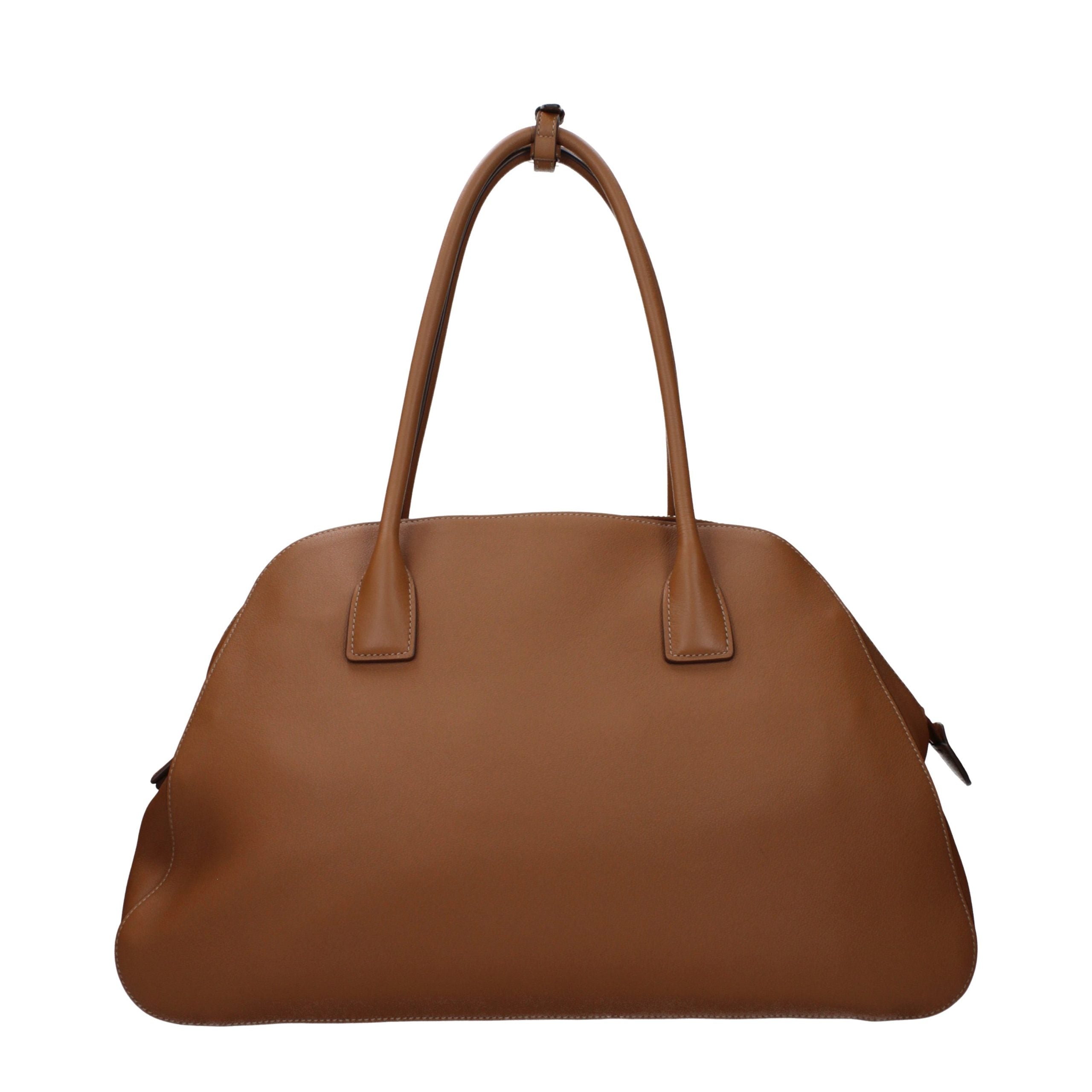 Sac à main  en cuir marron Prada
