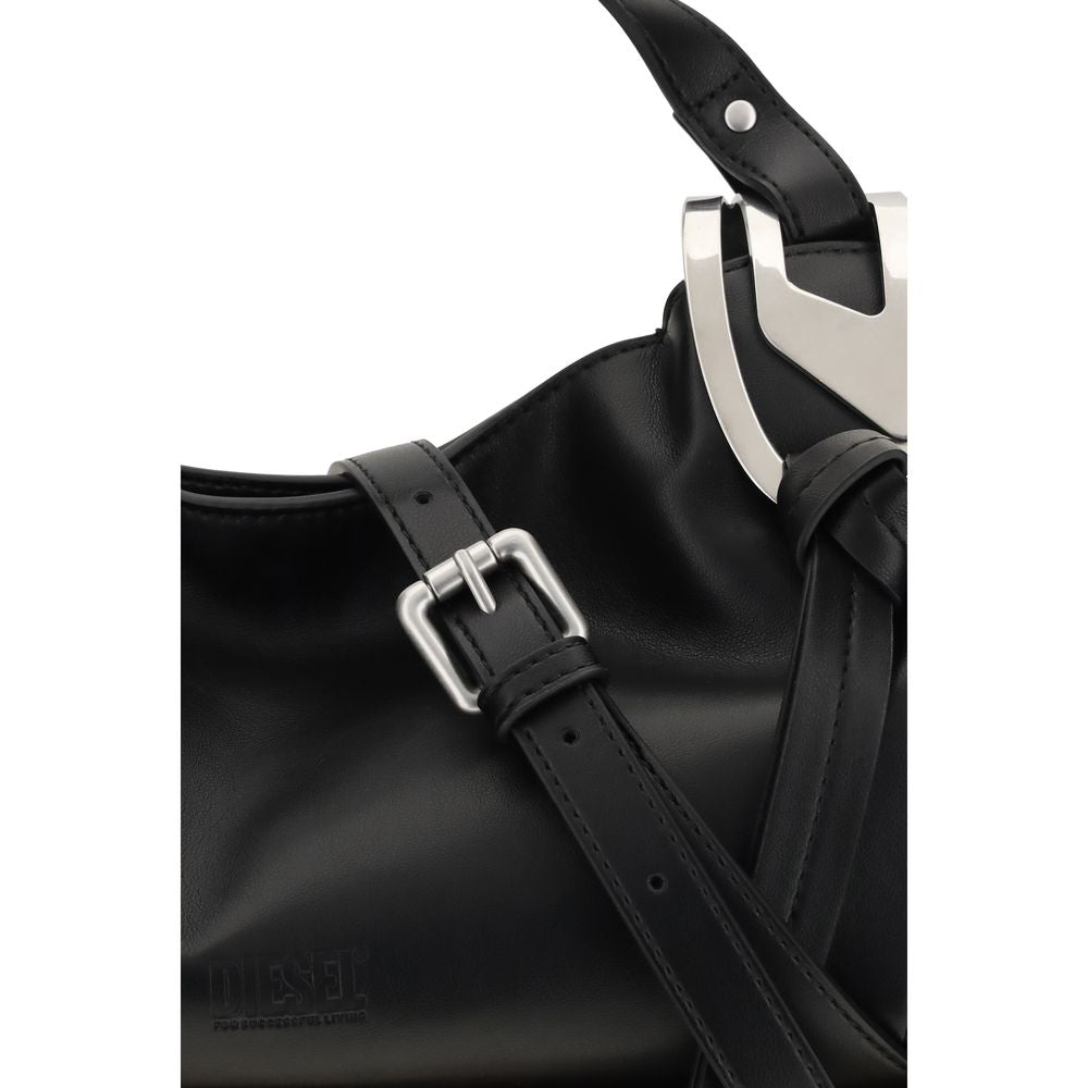 Sac à main Bos Taurus en cuir de veau noir Diesel