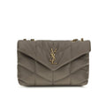 Bolso bandolera gris de piel de cordero Ovis Aries Saint Laurent