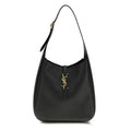 Sac bandoulière Bos Taurus en cuir de veau noir Saint Laurent