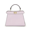 Sac à main Bos Taurus en cuir de veau violet Fendi