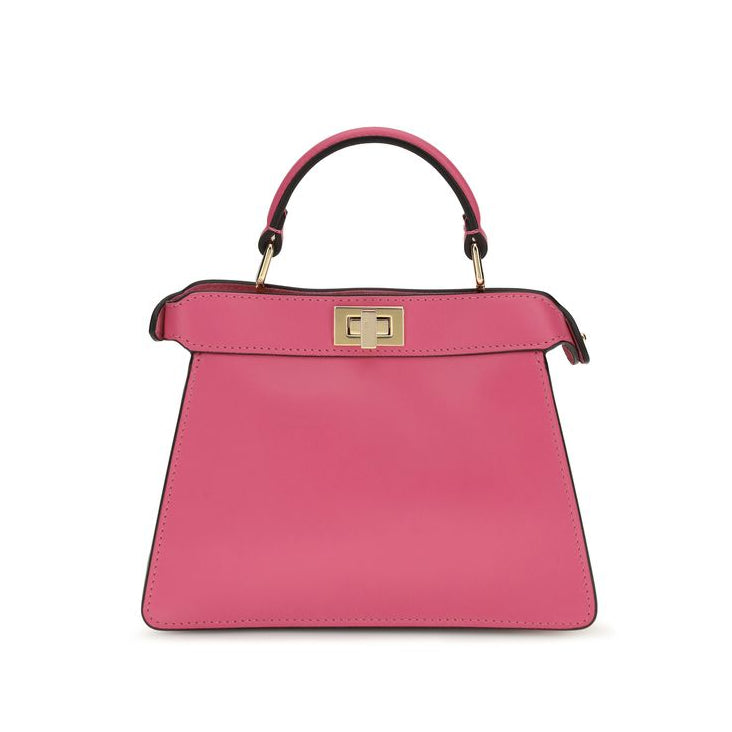 Fendi Pink Calf Leather Bos Taurus Handbag