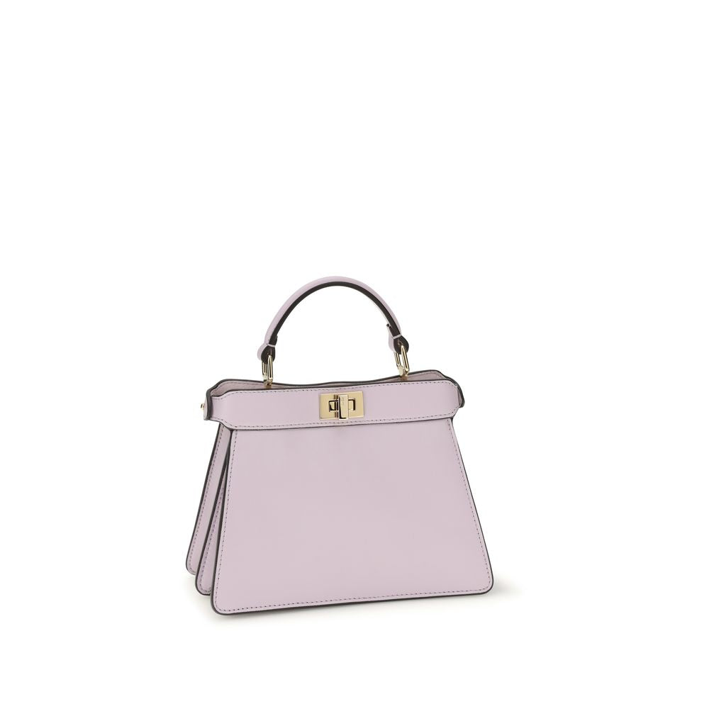Sac à main Bos Taurus en cuir de veau violet Fendi
