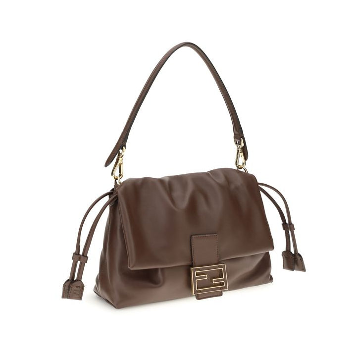 Sac bandoulière bicolore en agneau Ovis Bélier Fendi