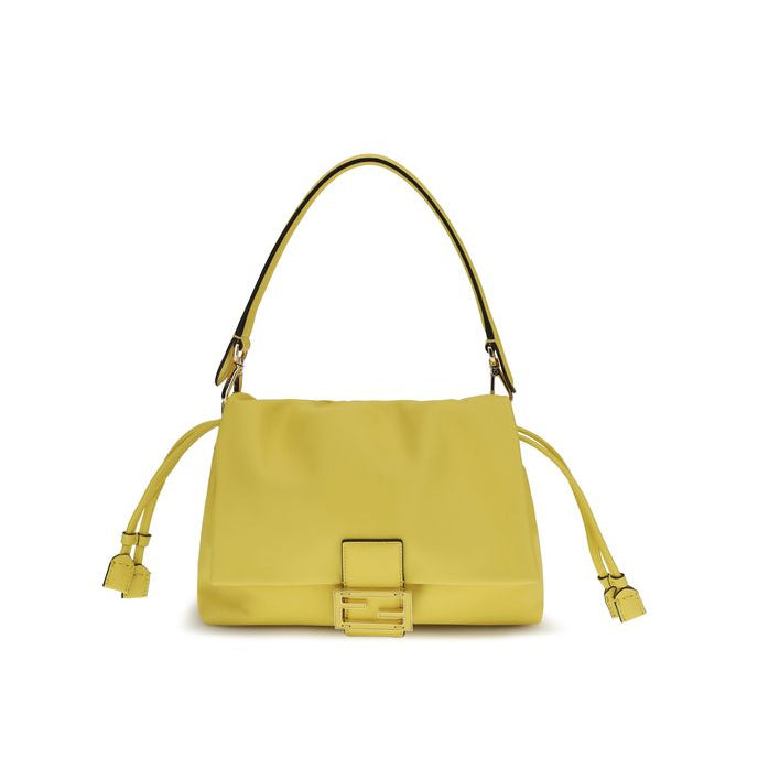 Bolso cruzado bicolor de piel de cordero Ovis Bélier de Fendi