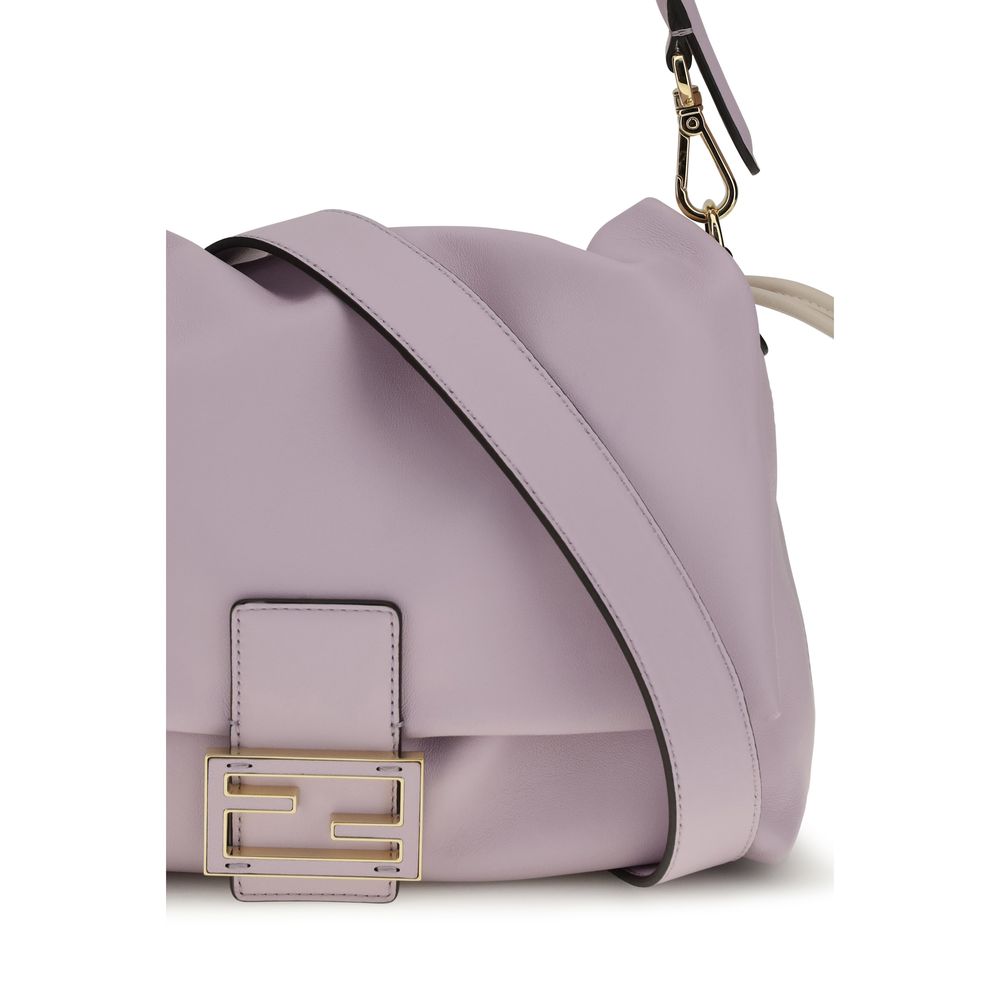 Sac bandoulière bicolore en agneau Ovis Bélier Fendi