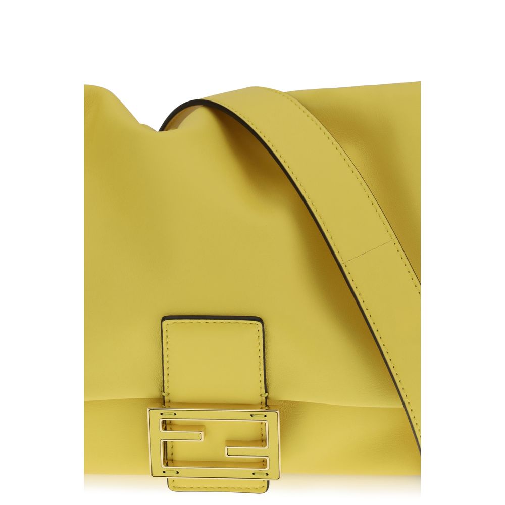 Bolso cruzado bicolor de piel de cordero Ovis Bélier de Fendi