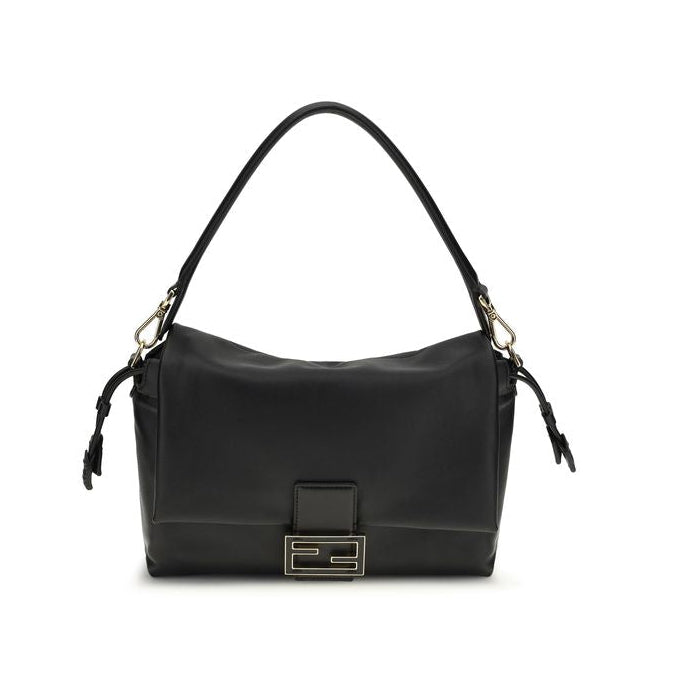 Shoulder Bag Black Lamb Ovis Aries Fendi