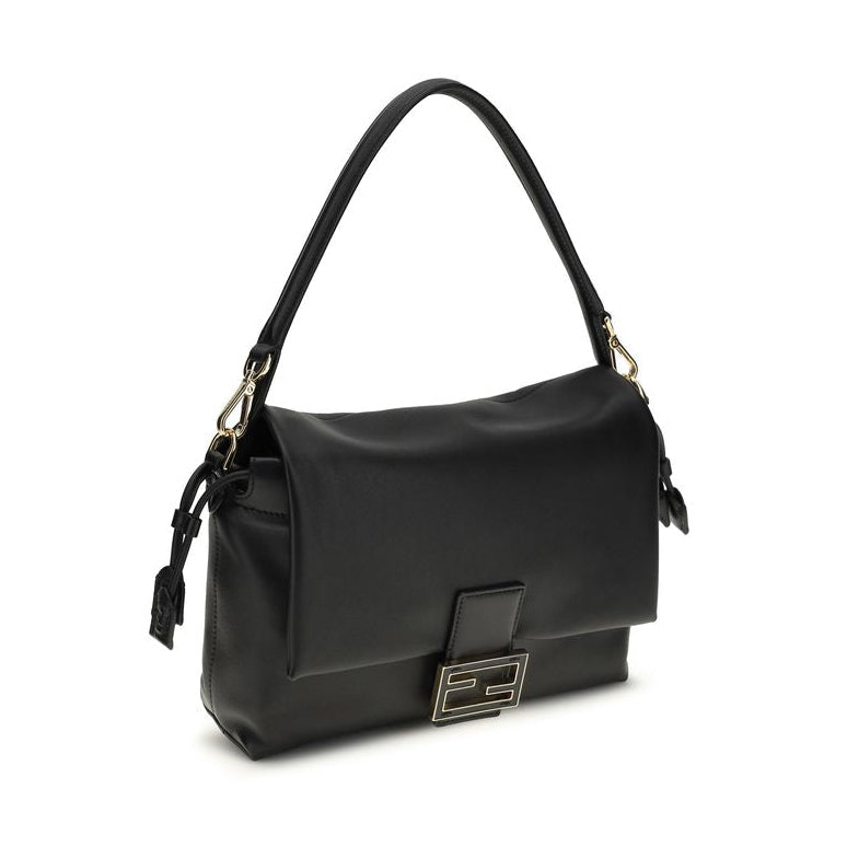 Shoulder Bag Black Lamb Ovis Aries Fendi