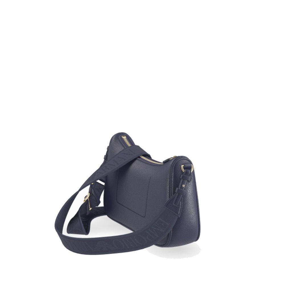 Emporio Armani blue polyethylene shoulder bag