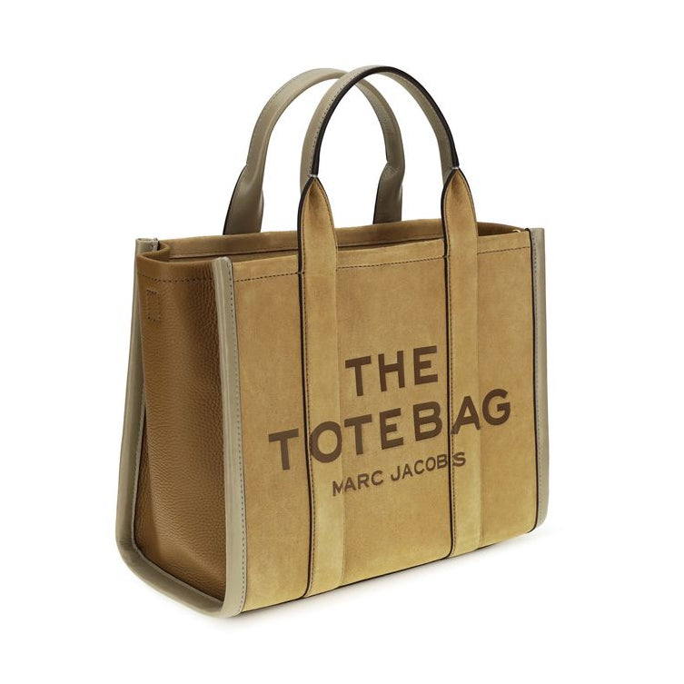 Bolso tote Bos Taurus de piel de becerro beige Marc Jacobs