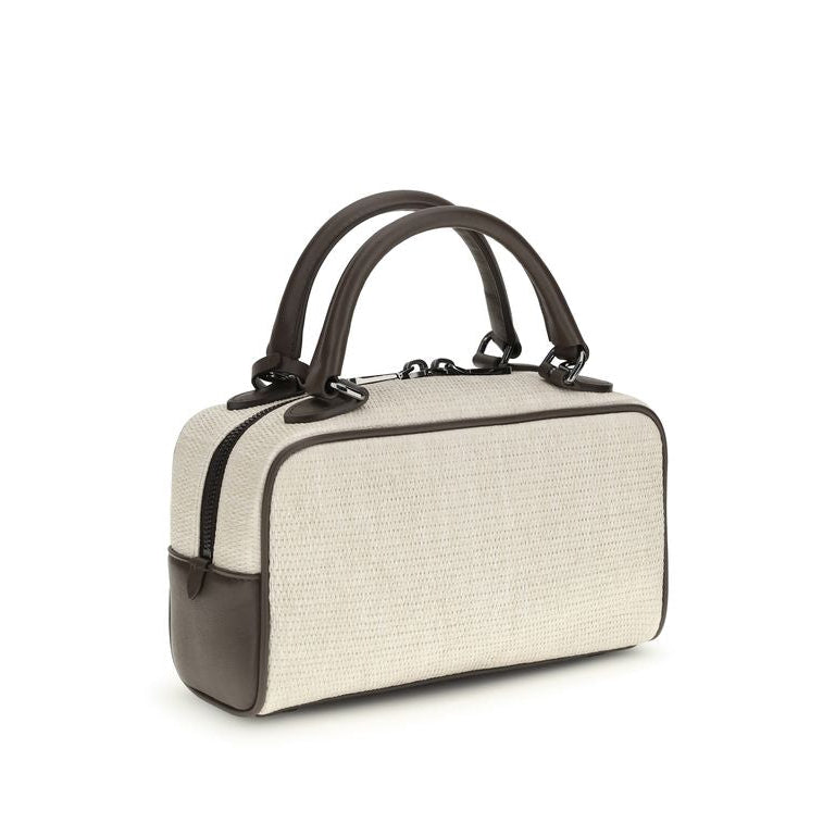 Sac à main gris en polyamide Brunello Cucinelli