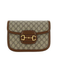 Sac bandoulière en coton beige Gucci